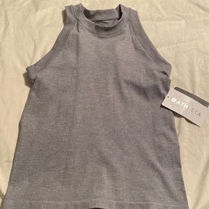 Athleta Racer back ribbed top